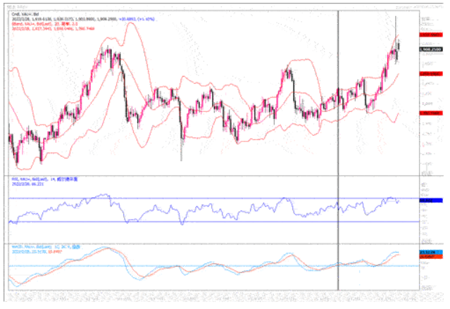 黄金市场分析：黄金高位区间拉锯